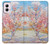 S2450 Van Gogh Peach Tree Blossom Hülle Schutzhülle Taschen für Motorola Moto G Power 5G (2024)
