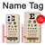 S2502 Eye Exam Chart Decorative Decoupage Poster Hülle Schutzhülle Taschen für Motorola Moto G Power 5G (2024)
