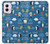 S2572 Marine Penguin Pattern Hülle Schutzhülle Taschen für Motorola Moto G Power 5G (2024)