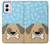 S2669 Cute Dog Paws Bones Cartoon Hülle Schutzhülle Taschen für Motorola Moto G Power 5G (2024)