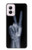 S3101 X-ray Peace Sign Fingers Hülle Schutzhülle Taschen für Motorola Moto G Power 5G (2024) S3101 X-ray Peace Sign Fingers Hülle Schutzhülle Taschen für Motorola Moto G Power 5G (2024)