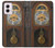 S3173 Grandfather Clock Antique Wall Clock Hülle Schutzhülle Taschen für Motorola Moto G Power 5G (2024)