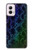S3366 Rainbow Python Skin Graphic Print Hülle Schutzhülle Taschen für Motorola Moto G Power 5G (2024)