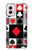 S3463 Poker Card Suit Hülle Schutzhülle Taschen für Motorola Moto G Power 5G (2024)
