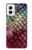 S3539 Mermaid Fish Scale Hülle Schutzhülle Taschen für Motorola Moto G Power 5G (2024)