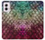S3539 Mermaid Fish Scale Hülle Schutzhülle Taschen für Motorola Moto G Power 5G (2024)