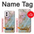 S3717 Rose Gold Blue Pastel Marble Graphic Printed Hülle Schutzhülle Taschen für Motorola Moto G Power 5G (2024)