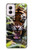 S3838 Barking Bengal Tiger Hülle Schutzhülle Taschen für Motorola Moto G Power 5G (2024)