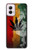 S3890 Reggae Rasta Flag Smoke Hülle Schutzhülle Taschen für Motorola Moto G Power 5G (2024)