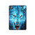 S0752 Blue Fire Grim Wolf Hülle Schutzhülle Taschen für iPad Pro 11 (2024)