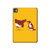 S1093 Rooster and Cat Joke Hülle Schutzhülle Taschen für iPad Pro 11 (2024)