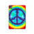 S1870 Tie Dye Peace Hülle Schutzhülle Taschen für iPad Pro 11 (2024,2025)
