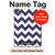 S2345 Navy Blue Shavron Zig Zag Pattern Hülle Schutzhülle Taschen für iPad Pro 11 (2024)