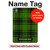 S2373 Tartan Green Pattern Hülle Schutzhülle Taschen für iPad Pro 11 (2024,2025)