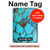 S2685 Aqua Turquoise Gemstone Graphic Printed Hülle Schutzhülle Taschen für iPad Pro 11 (2024)