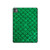 S2704 Green Fish Scale Pattern Graphic Hülle Schutzhülle Taschen für iPad Pro 11 (2024,2025)