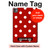 S2951 Red Polka Dots Hülle Schutzhülle Taschen für iPad Pro 11 (2024,2025)