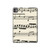 S3082 Music Sheet Hülle Schutzhülle Taschen für iPad Pro 11 (2024,2025)