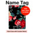 S3112 Rose Floral Pattern Black Hülle Schutzhülle Taschen für iPad Pro 11 (2024,2025)