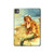 S3184 Little Mermaid Painting Hülle Schutzhülle Taschen für iPad Pro 11 (2024,2025)