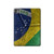 S3297 Brazil Flag Vintage Football Graphic Hülle Schutzhülle Taschen für iPad Pro 11 (2024,2025)