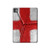 S3316 England Flag Vintage Football Graphic Hülle Schutzhülle Taschen für iPad Pro 11 (2024,2025)