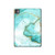 S3399 Green Marble Graphic Print Hülle Schutzhülle Taschen für iPad Pro 11 (2024,2025)