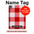 S3535 Red Gingham Hülle Schutzhülle Taschen für iPad Pro 11 (2024,2025)