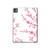 S3707 Pink Cherry Blossom Spring Flower Hülle Schutzhülle Taschen für iPad Pro 11 (2024,2025)