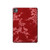 S3817 Red Floral Cherry blossom Pattern Hülle Schutzhülle Taschen für iPad Pro 11 (2024,2025)