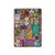 S3879 Retro Music Doodle Hülle Schutzhülle Taschen für iPad Pro 11 (2024,2025)