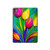 S3926 Colorful Tulip Oil Painting Hülle Schutzhülle Taschen für iPad Pro 11 (2024,2025)