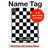 S1611 Black and White Check Chess Board Hülle Schutzhülle Taschen für iPad Pro 13 (2024,2025)
