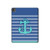 S2081 Nautical Anchor Hülle Schutzhülle Taschen für iPad Pro 13 (2024)