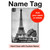 S2350 Old Paris Eiffel Tower Hülle Schutzhülle Taschen für iPad Pro 13 (2024,2025), Air 13 2026