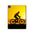 S2385 Bicycle Bike Sunset Hülle Schutzhülle Taschen für iPad Pro 13 (2024,2025)