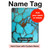 S2685 Aqua Turquoise Gemstone Graphic Printed Hülle Schutzhülle Taschen für iPad Pro 13 (2024,2025), Air 13 2026