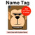 S2721 Cute Grumpy Monkey Cartoon Hülle Schutzhülle Taschen für iPad Pro 13 (2024)