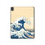 S2790 Hokusai Under The Wave off Kanagawa Hülle Schutzhülle Taschen für iPad Pro 13 (2024,2025), Air 13 2026