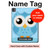 S3029 Cute Blue Owl Hülle Schutzhülle Taschen für iPad Pro 13 (2024,2025), Air 13 2026