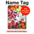 S3205 Retro Art Flowers Hülle Schutzhülle Taschen für iPad Pro 13 (2024,2025), Air 13 2026
