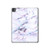 S3215 Seamless Pink Marble Hülle Schutzhülle Taschen für iPad Pro 13 (2024)