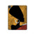 S3453 African Queen Nefertiti Silhouette Hülle Schutzhülle Taschen für iPad Pro 13 (2024)