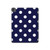 S3533 Blue Polka Dot Hülle Schutzhülle Taschen für iPad Pro 13 (2024,2025), Air 13 2026