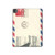 S3551 Vintage Airmail Envelope Art Hülle Schutzhülle Taschen für iPad Pro 13 (2024,2025), Air 13 2026