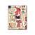 S3820 Vintage Cowgirl Fashion Paper Doll Hülle Schutzhülle Taschen für iPad Pro 13 (2024,2025)