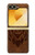 S2529 Leo Zodiac Tattoo Brown Graphic Print Hülle Schutzhülle Taschen für Samsung Galaxy Z Flip 6, Flip 7 FE