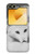 S2569 White Arctic Fox Hülle Schutzhülle Taschen für Samsung Galaxy Z Flip 6, Flip 7 FE