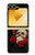 S3753 Dark Gothic Goth Skull Roses Hülle Schutzhülle Taschen für Samsung Galaxy Z Flip 6, Flip 7 FE