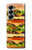 S0790 Hamburger Hülle Schutzhülle Taschen für Samsung Galaxy Z Fold 6